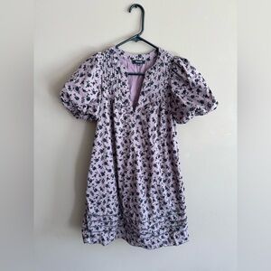 Madewell Tillie Puff-Sleeve Mini Dress